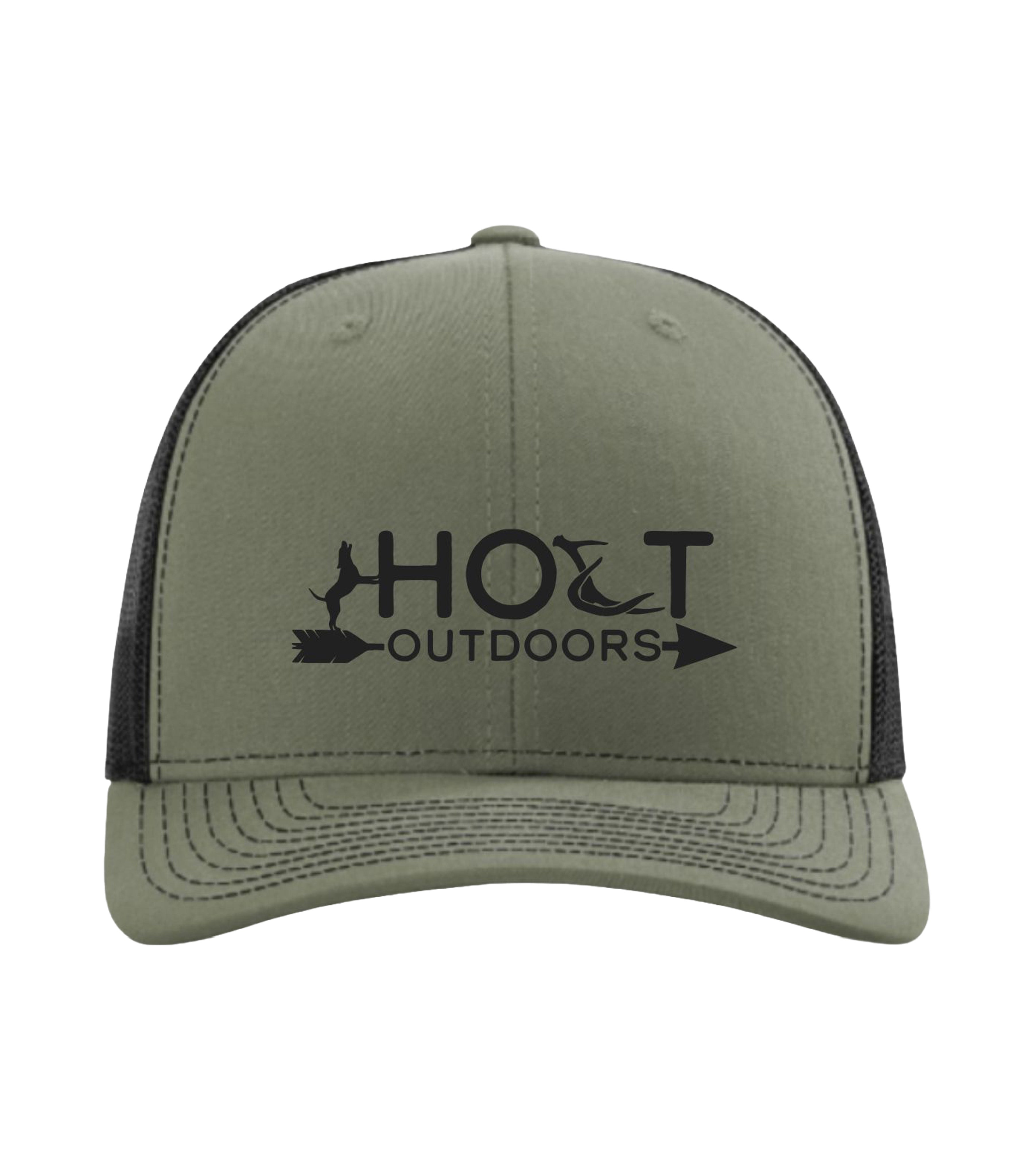 Hunter Green Holt Outdoors Embroidered Logo 112 Hat