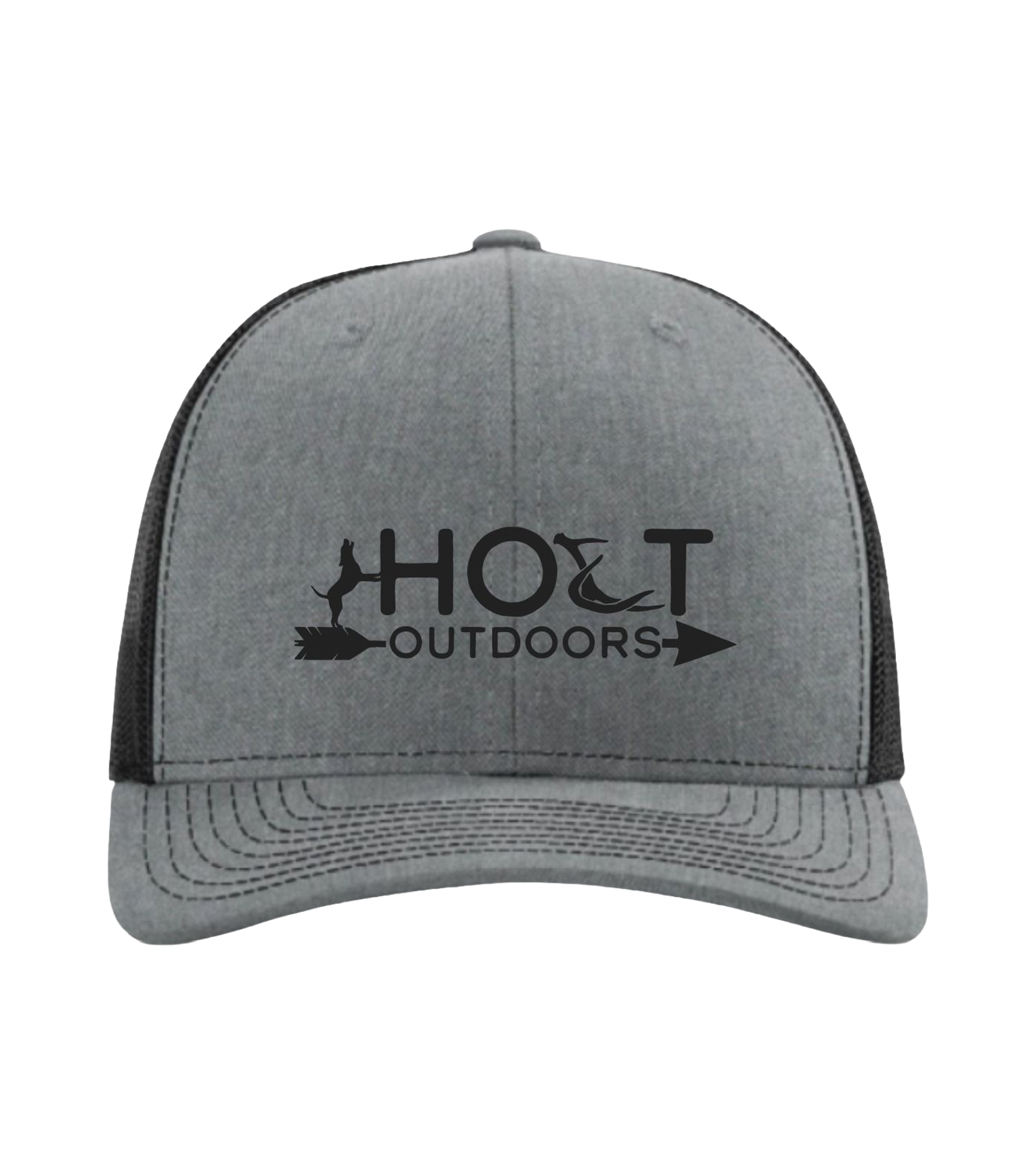 Gray Holt Outdoors Embroidered Logo 112 Hat