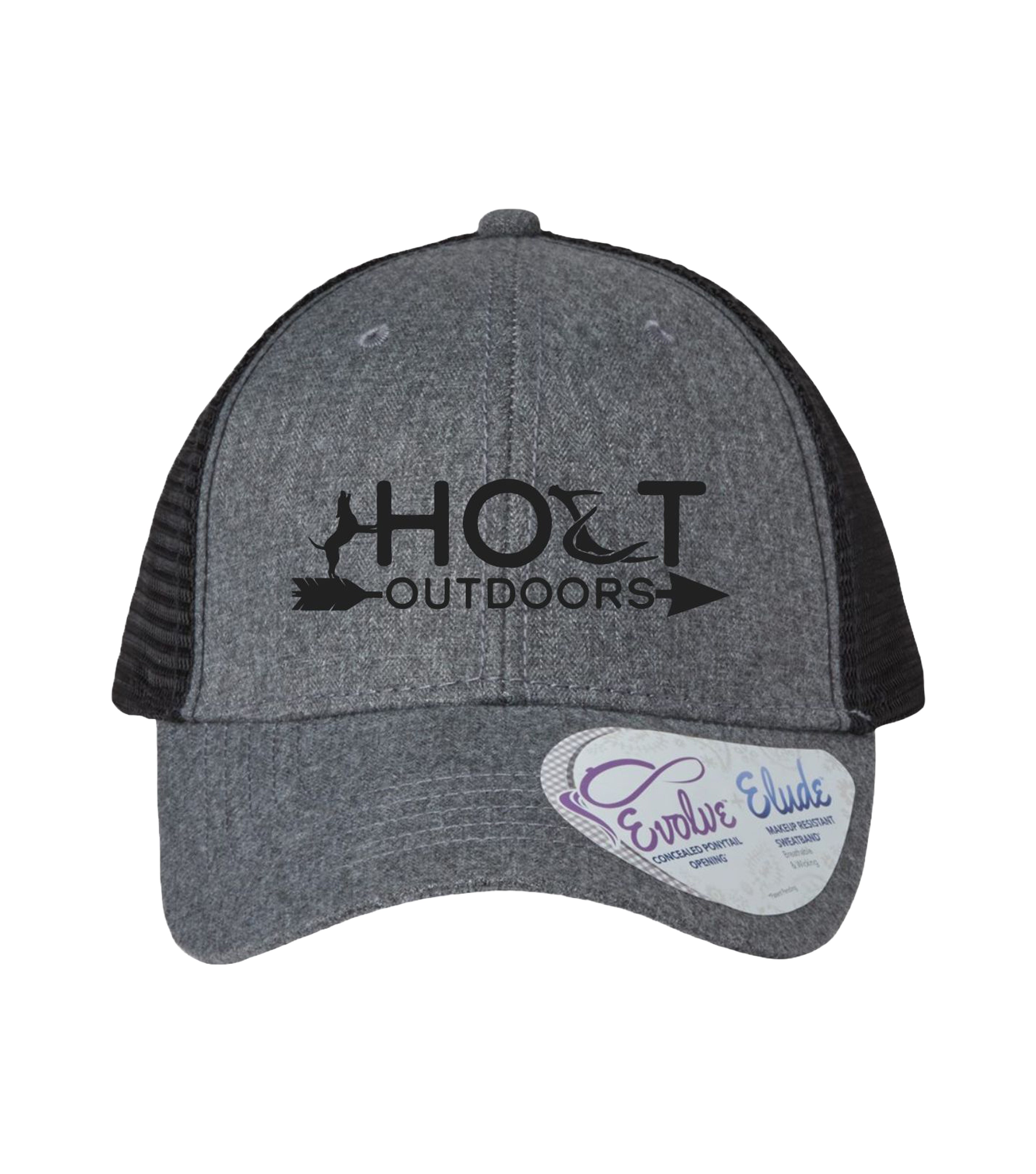 Women's Heather Gray Holt Outdoors Embroidered Logo 112 Hat
